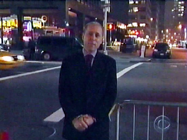 Screenshot of Robert Sullivan standing on broadway